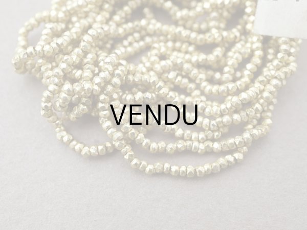 画像2: 【セール対象外】【クーポン対象外】アンティーク カット入り メタルビーズ シャンパンゴールド メタル製 ビーズ A.M. 6 (2)