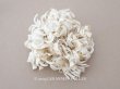 画像1: アンティーク ヒヤシンスの布花 オフホワイト (1)