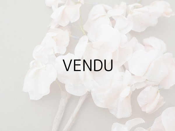 画像28: アンティーク 布花 大きなブーケ パウダーピンク (28)