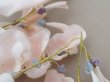 画像37: アンティーク 布花 大きなブーケ パウダーピンク (37)