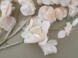 画像10: アンティーク 布花 大きなブーケ パウダーピンク (10)