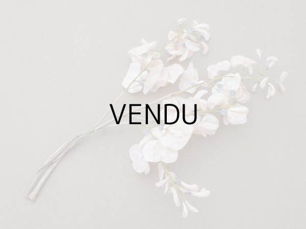 画像18: アンティーク 布花 大きなブーケ パウダーピンク (18)