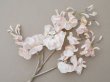 画像15: アンティーク 布花 大きなブーケ パウダーピンク (15)