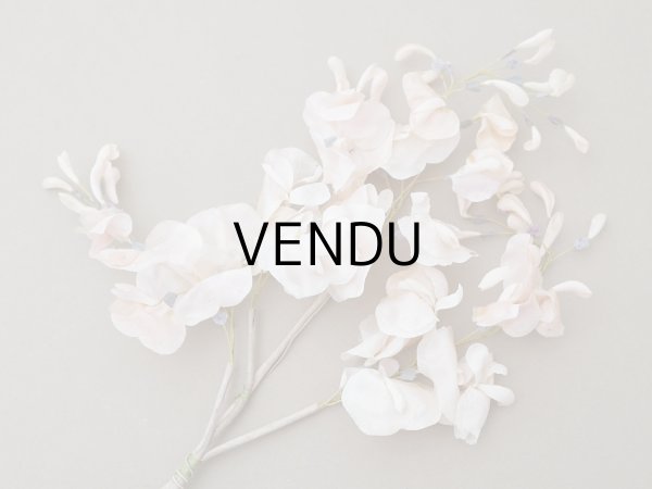 画像15: アンティーク 布花 大きなブーケ パウダーピンク (15)