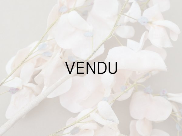 画像25: アンティーク 布花 大きなブーケ パウダーピンク (25)