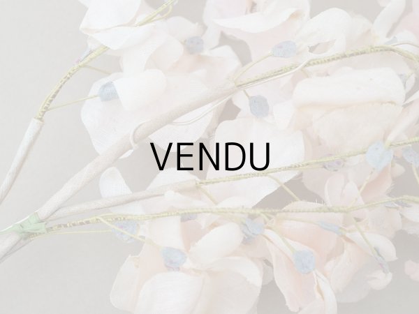 画像7: アンティーク 布花 大きなブーケ パウダーピンク (7)