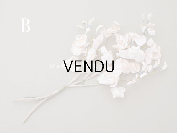 画像8: アンティーク 布花 大きなブーケ パウダーピンク (8)