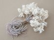 画像2: アンティーク ヒヤシンスの布花 大きなブーケ オフホワイト (2)