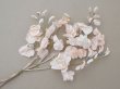 画像9: アンティーク 布花 大きなブーケ パウダーピンク (9)