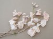 画像33: アンティーク 布花 大きなブーケ パウダーピンク (33)
