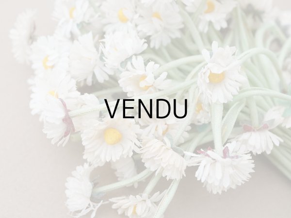 画像5: アンティーク デイジーの布花 大きなブーケ 約80輪 (5)