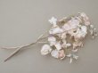 画像12: アンティーク 布花 大きなブーケ パウダーピンク (12)