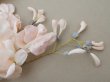 画像29: アンティーク 布花 大きなブーケ パウダーピンク (29)