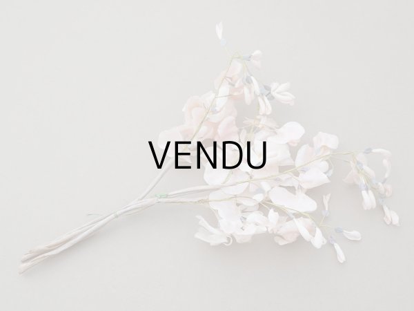 画像30: アンティーク 布花 大きなブーケ パウダーピンク (30)