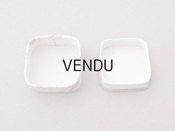 画像5: アンティーク 小さなパウダーボックス BOUQUET DE VIOLETTES DES JARDINS - ERIZMA PARIS - (5)