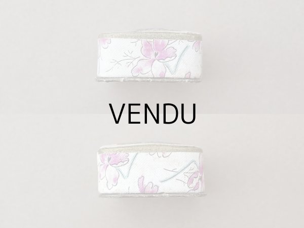 画像3: アンティーク 小さなパウダーボックス BOUQUET DE VIOLETTES DES JARDINS - ERIZMA PARIS - (3)