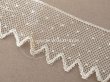 画像3: アンティークドット柄 スカラップ チュールレース 5.3cm幅 (3)