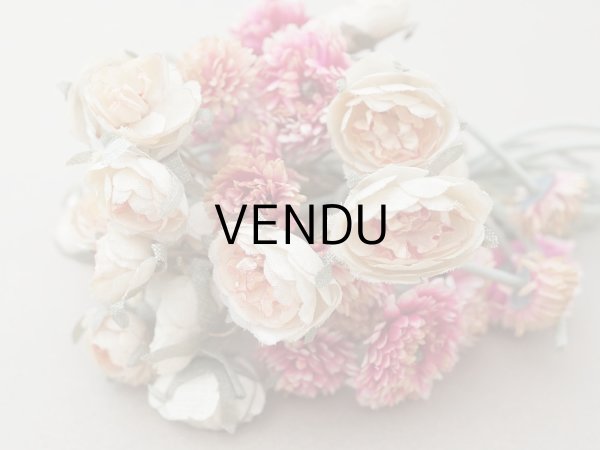 画像6: アンティーク 薔薇＆デイジーの布花 ブーケ 約44輪 (6)