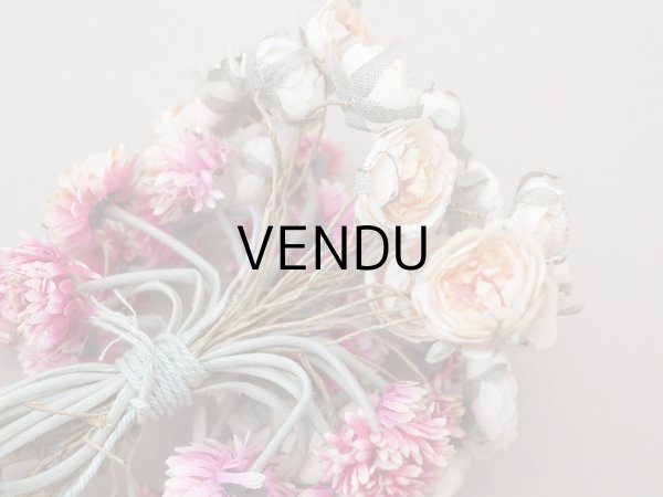 画像11: アンティーク 薔薇＆デイジーの布花 ブーケ 約44輪 (11)