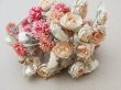 画像7: アンティーク 薔薇＆デイジーの布花 ブーケ 約44輪 (7)