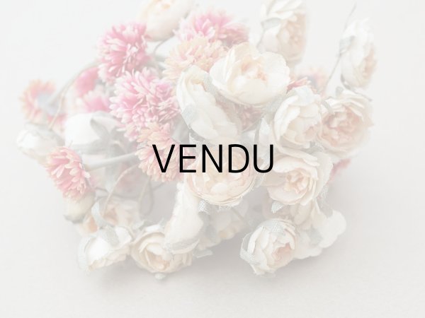 画像7: アンティーク 薔薇＆デイジーの布花 ブーケ 約44輪 (7)