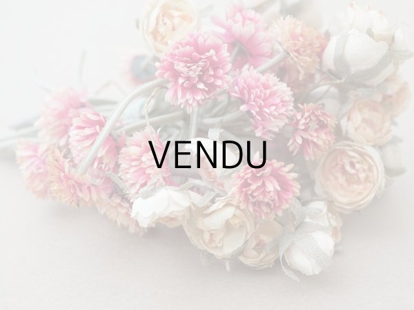 画像8: アンティーク 薔薇＆デイジーの布花 ブーケ 約44輪 (8)