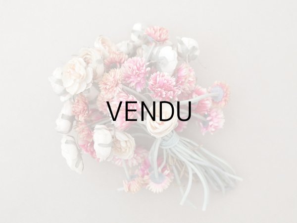 画像3: アンティーク 薔薇＆デイジーの布花 ブーケ 約44輪 (3)