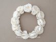 画像2: アンティーク 白薔薇のティアラ 布花 花冠 オフホワイト (2)