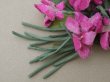 画像2: アンティーク ベルベットの菫の布花 ピンク (2)