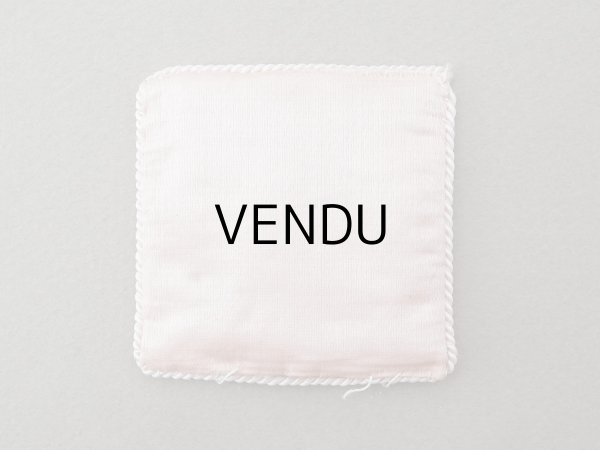 画像5: アンティーク  花刺繍のカバー付き シルク製 サシェ 香り袋 小さなクッション パウダーピンク  (5)