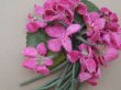 画像3: アンティーク ベルベットの菫の布花 ピンク (3)