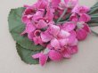 画像4: アンティーク ベルベットの菫の布花 ピンク (4)