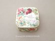 画像1: アンティーク パウダーボックス VELOUTE BOUQUET D'OEILLETS CARNATION - ROGER & GALLET PARIS - (1)