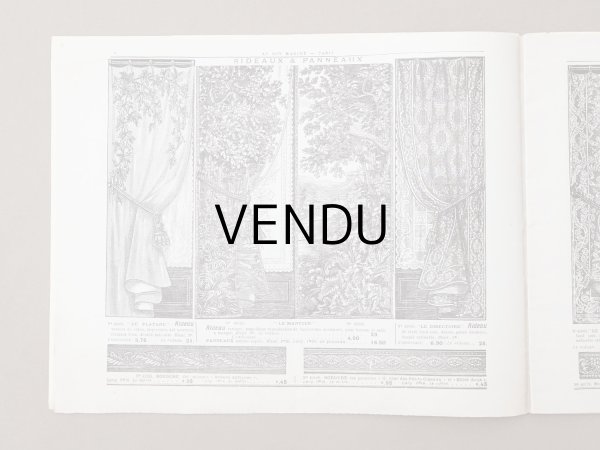 画像6: アンティーク ボンマルシェのカタログ インテリア用ファブリック＆パスパントリー TISSU POUR AMEUBLEMENTS - AU BON MARCHE - (6)