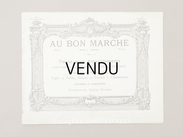 画像1: アンティーク ボンマルシェのカタログ インテリア用ファブリック＆パスパントリー TISSU POUR AMEUBLEMENTS - AU BON MARCHE - (1)
