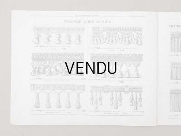 画像11: アンティーク ボンマルシェのカタログ インテリア用ファブリック＆パスパントリー TISSU POUR AMEUBLEMENTS - AU BON MARCHE - (11)