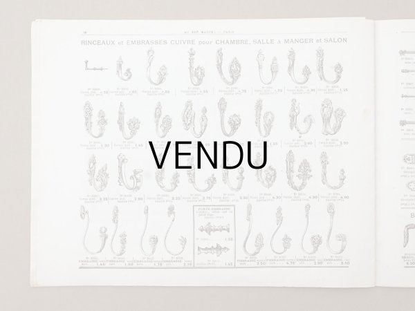 画像14: アンティーク ボンマルシェのカタログ インテリア用ファブリック＆パスパントリー TISSU POUR AMEUBLEMENTS - AU BON MARCHE - (14)