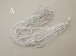 画像2: アンティーク クリア＆シルバー 極小 シードビーズ カット入り ガラスビーズ キャビアビーズ (2)