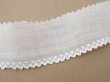画像2: アンティーク スカラップレース ドット刺繍入り コットンオーガンジー 4cm幅 4〜4.7m (2)