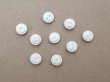 画像13: アンティーク ドール用 6.5mm くるみボタン ホワイト 9ピースのセット (13)