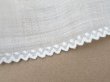 画像3: アンティーク スカラップレース ドット刺繍入り コットンオーガンジー 4cm幅 4〜4.7m (3)