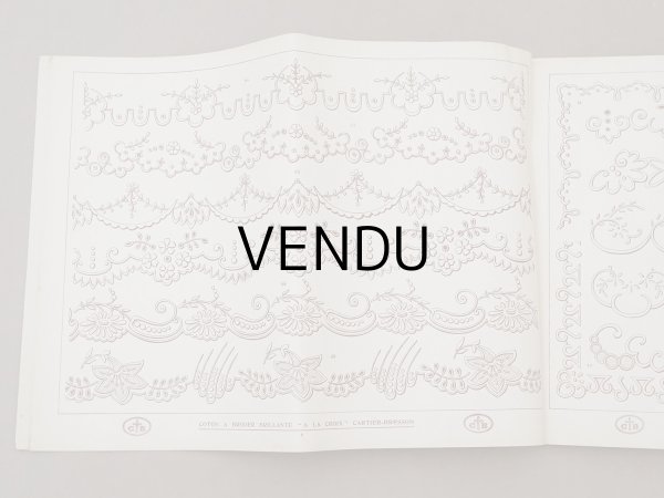 画像5: アンティーク 刺繍図案帳 ENTRE-DEUX ET FESTONS - WOLF &  DUPEYRON - (5)