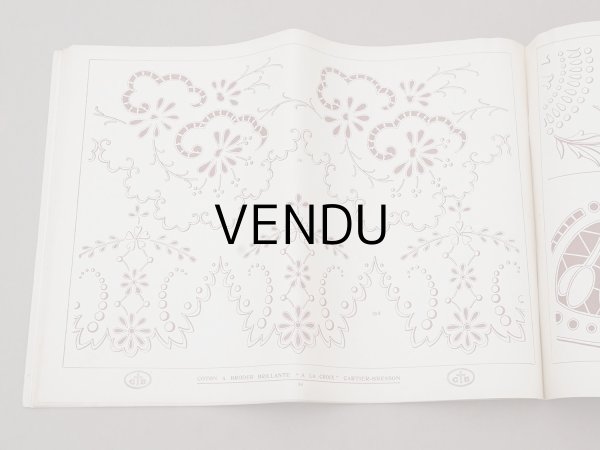 画像8: アンティーク 刺繍図案帳 ENTRE-DEUX ET FESTONS - WOLF &  DUPEYRON - (8)