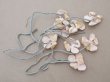 画像5: アンティーク シルクベルベットの布花 ピンクオレンジ 9輪 (5)