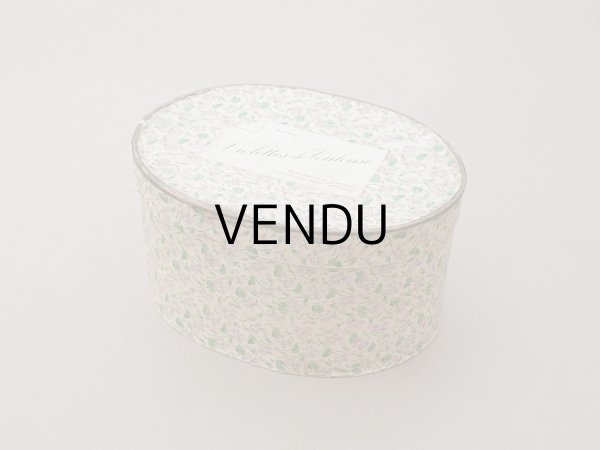 画像2: アンティーク 帽子箱型 菫のソープボックス SAVON AUX VIOLETTES DE TOULOUSE - PARFUMERIE DE JOUVENCE - (2)
