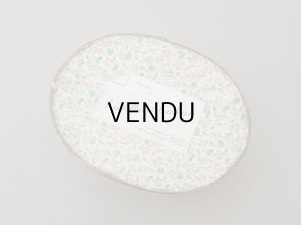 画像3: アンティーク 帽子箱型 菫のソープボックス SAVON AUX VIOLETTES DE TOULOUSE - PARFUMERIE DE JOUVENCE - (3)