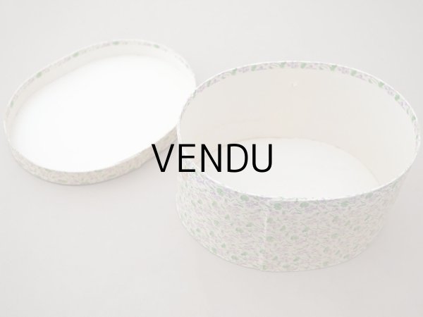 画像12: アンティーク 帽子箱型 菫のソープボックス SAVON AUX VIOLETTES DE TOULOUSE - PARFUMERIE DE JOUVENCE - (12)