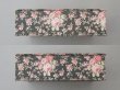 画像7: アンティーク 薔薇模様 大きなカルトナージュボックス 墨黒 36×25.8×10.7cm (7)