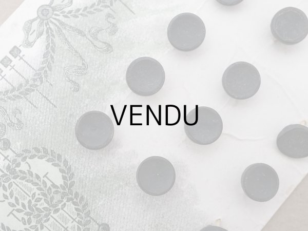 画像4: アンティーク ドール用 ボタン 7mm 木製 11ピースのセット 黒 (4)