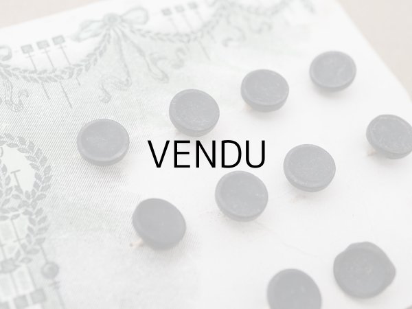 画像6: アンティーク ドール用 ボタン 7mm 木製 11ピースのセット 黒 (6)